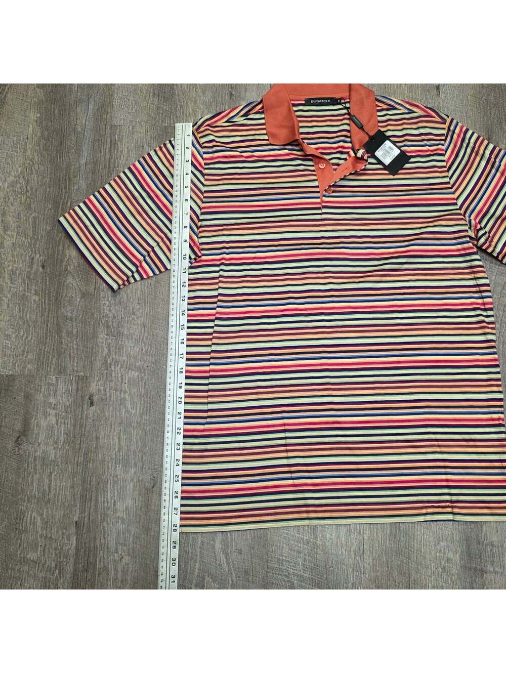 BUGATCHI Multicolored Polo M - Picture 5 of 9